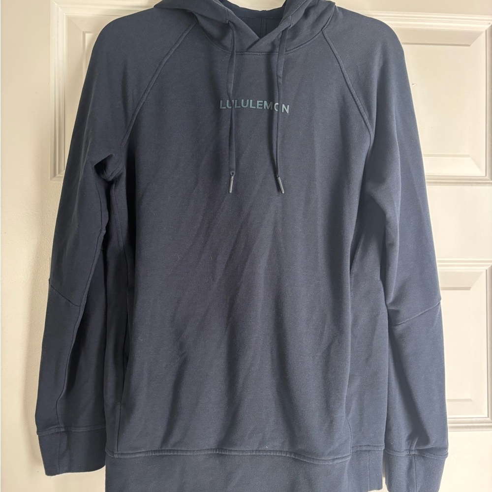 Lululemon Men City Sweat Pullover Hoodie True Navy XS